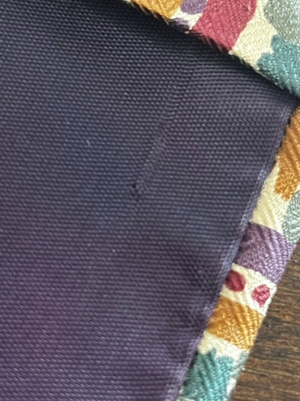 Structure Silk Tie Multicolor Abstract Pattern - Picture 9 of 9